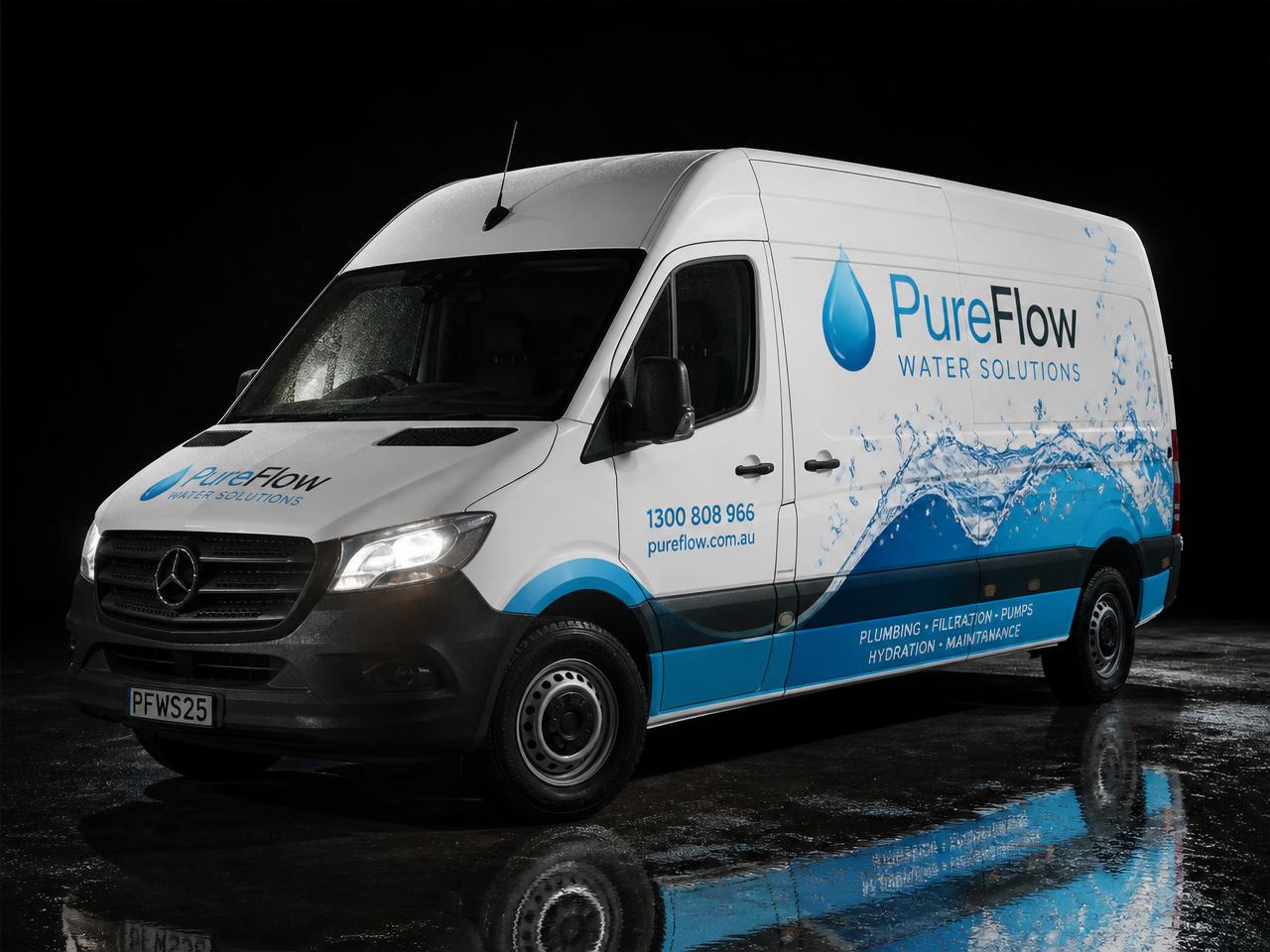 PureFlow Water — Sprinter Wrap by Wrap Zone